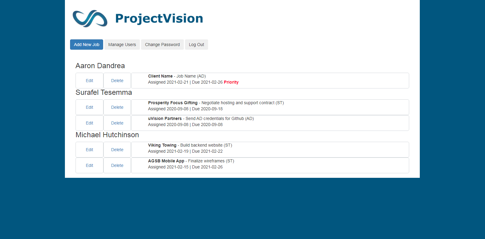 Project Vision